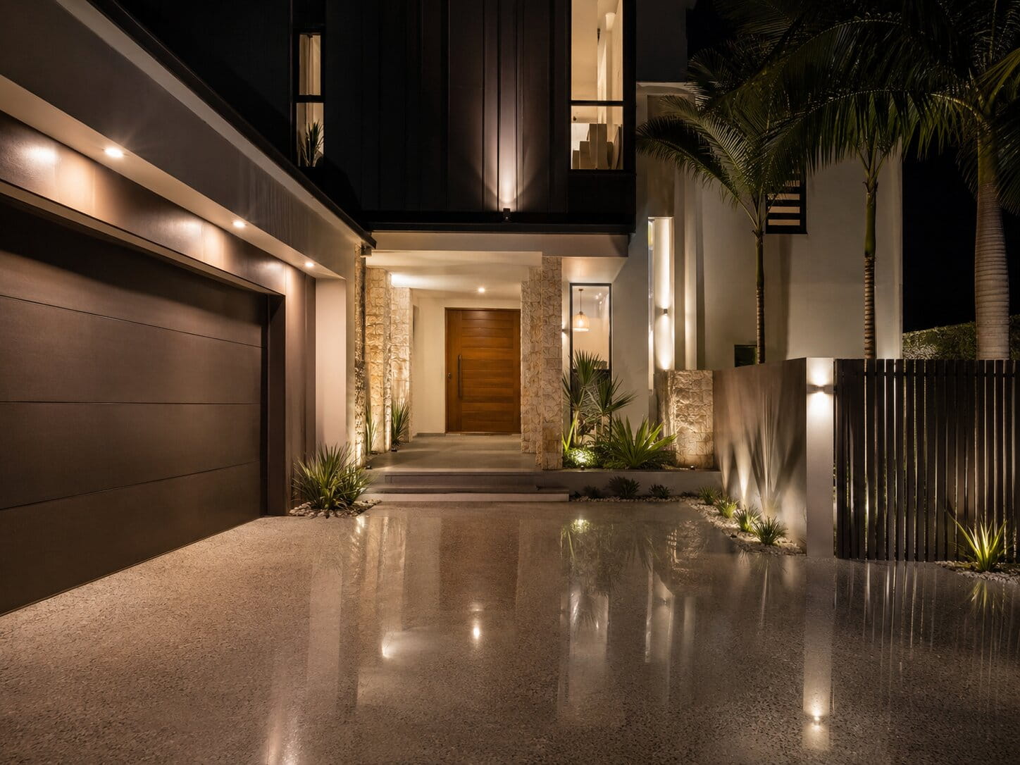 Concrete driveway project in Brisbane