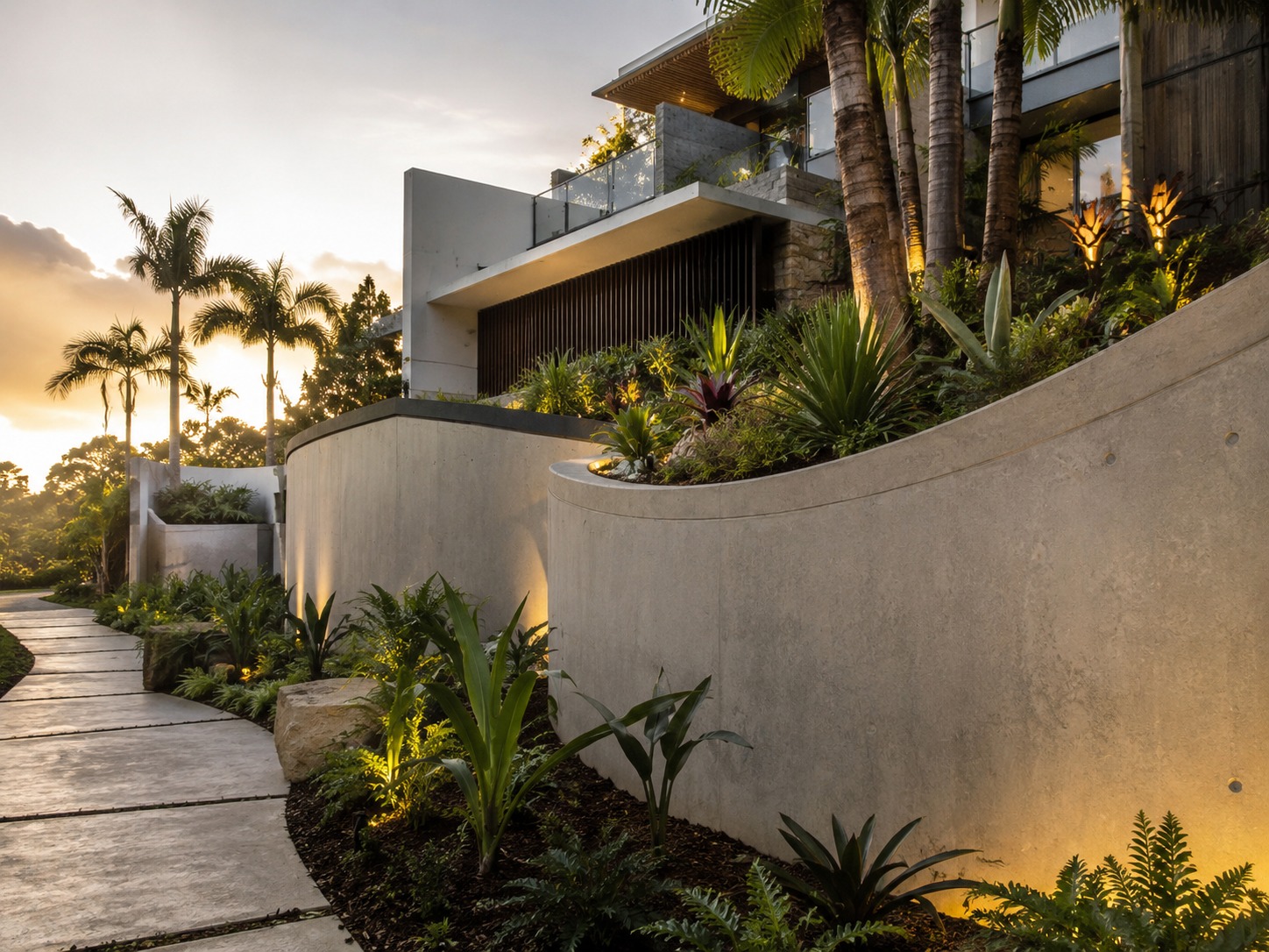 Concrete retaining walls Brisbane