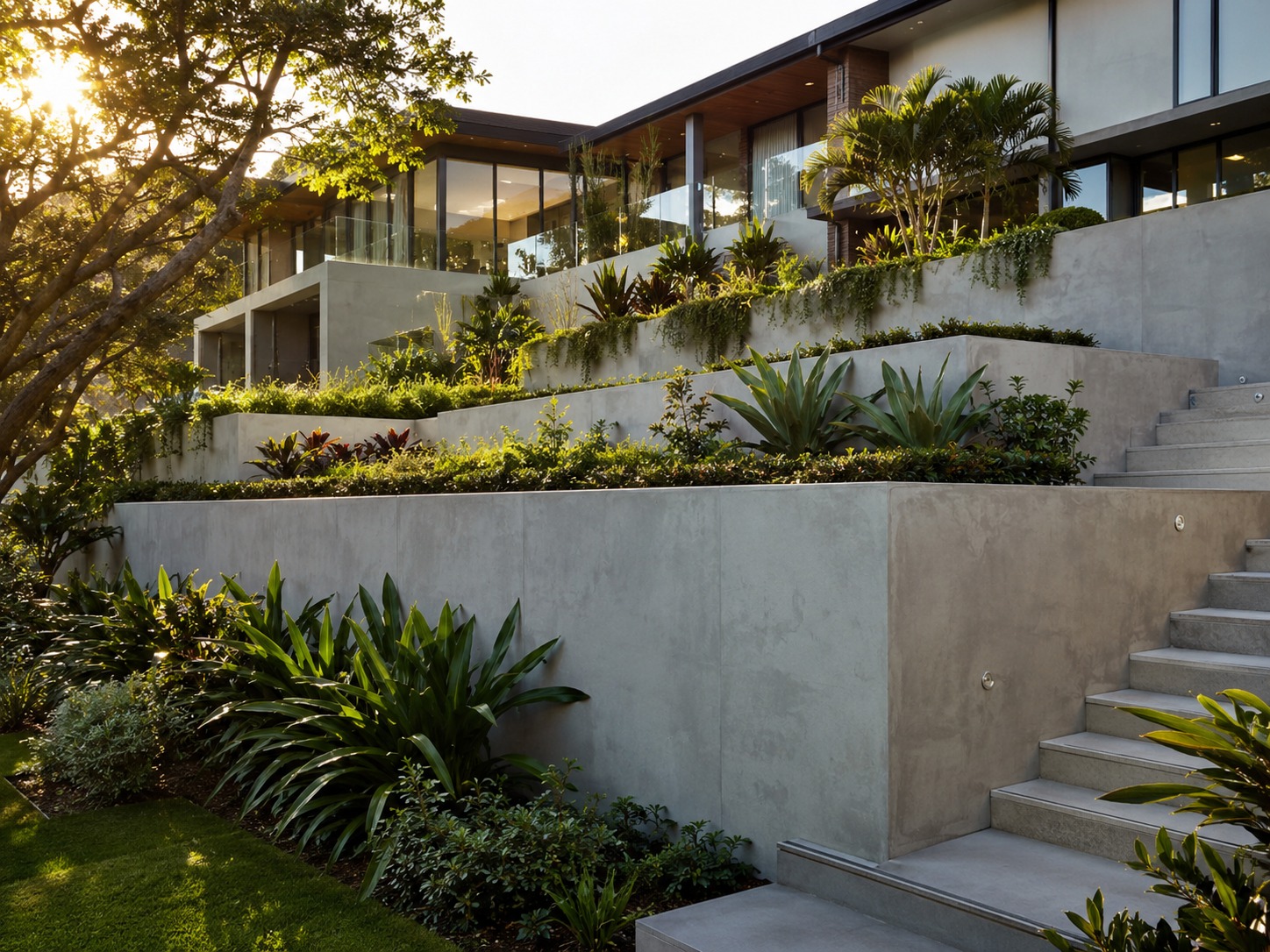 Retaining wall construction in Brisbane