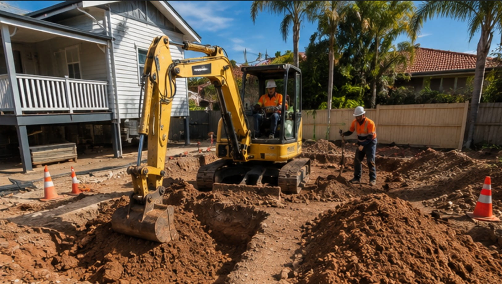 Civil earthworks and site preparation in Brisbane